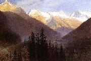 Albert Bierstadt, Sunrise at Glacier Station